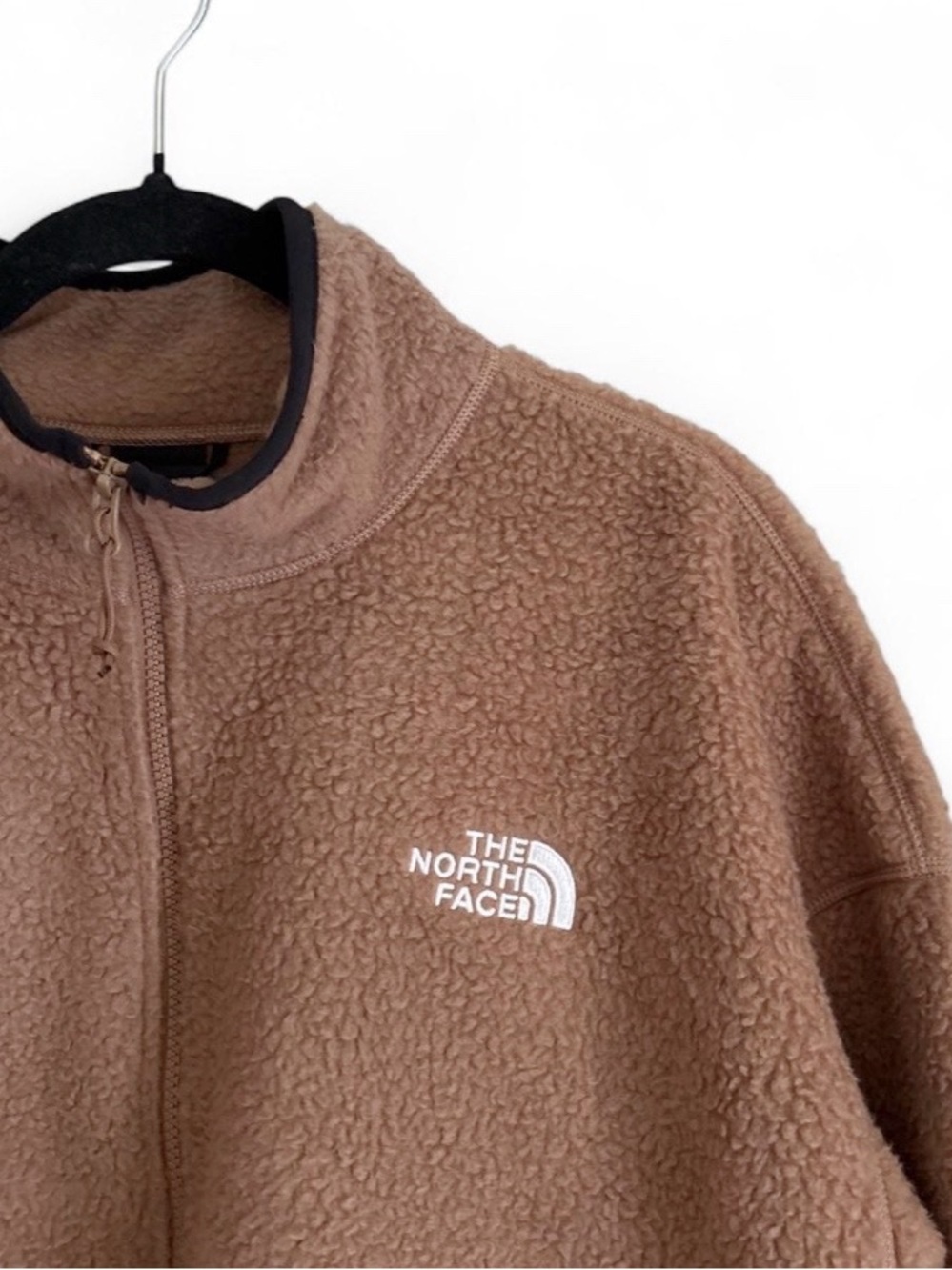 The North Face Women’s Koian High Pile Fleece Jacket Full Zip in Latte Size XL - Picture 5 of 6